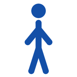 立っている人のイラスト